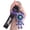 Purple, variant on Astronaut Keychain, Cute Kawaii Anime Cool Keychains for Backpacks, Space Keychains with Sunset Light for Women Men