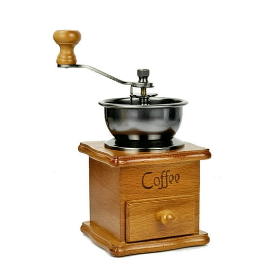 Elegant Manual Coffee Grinder Portable Ceramic Cores Espresso Grinder Hand Crank Coffee Mill Wood Grinding Machine