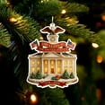 thumbnail image 4 of BSJJY 2026 USA 250th Anniversary Christmas Ornament, Acrylic Commemorative Decor 1776-2026, Collectible Gift for Holiday Party and Milestone Historical Event, 7.9IN (F), 4 of 5