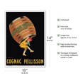 thumbnail image 2 of Cognac Brandy - Pellisson Père & Co. - Vintage France Advertising Poster by Leonetto Cappiello c.1907 - Master Art Print 10in x 14in, 2 of 4