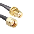 thumbnail image 3 of Uxcell SMA Extension Cable SMA Male to SMA Female Antenna RF Coax Cable RG174 33ft Gold Tone, 3 of 5