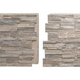 thumbnail image 6 of Ekena Millwork 48 5/8"W x 24 3/4"H x 1 1/4"D Cascade Stacked Stone, EverStone Faux Stone Siding Panel, Polermo, 6 of 9