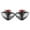 Black, variant on Zoyueyie 2pcs Automotive Front Wheel Mirror Car Blind Area Rearview Mirror 360 Degree Adjustable Auto Blindspot Mirror (Black Left + Right Mirror)