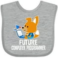 thumbnail image 3 of Inktastic Future Computer Programmer Boys Baby Bib, 3 of 4