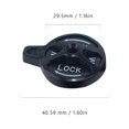 thumbnail image 2 of Kit de montaje de bloqueo Manual de tapa de horquilla de bloqueo, parte delantera de bicicleta (mecánica), negro, 2 of 5