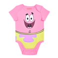 thumbnail image 4 of Nickelodeon Spongebob 3 Pack Short Sleeve Onesie Set, Babys Creeper for Boys, 4 of 7