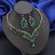 thumbnail image 2 of Wholesale Dangle Earrings and Choker Necklace Sets for Women Bridal Jewelry Set Colorful Dubai Jewelry Sets Fashion, 2 of 4