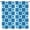 Blue Heart, variant on Cobalt Blue Lattice Grid Living Room Bedroom Blackout Curtains, Geometric Checkered Art Traditional Room Darkening Window Treatments, Foldable Breathable Drapes for Indoor Study Office-W42xL54in