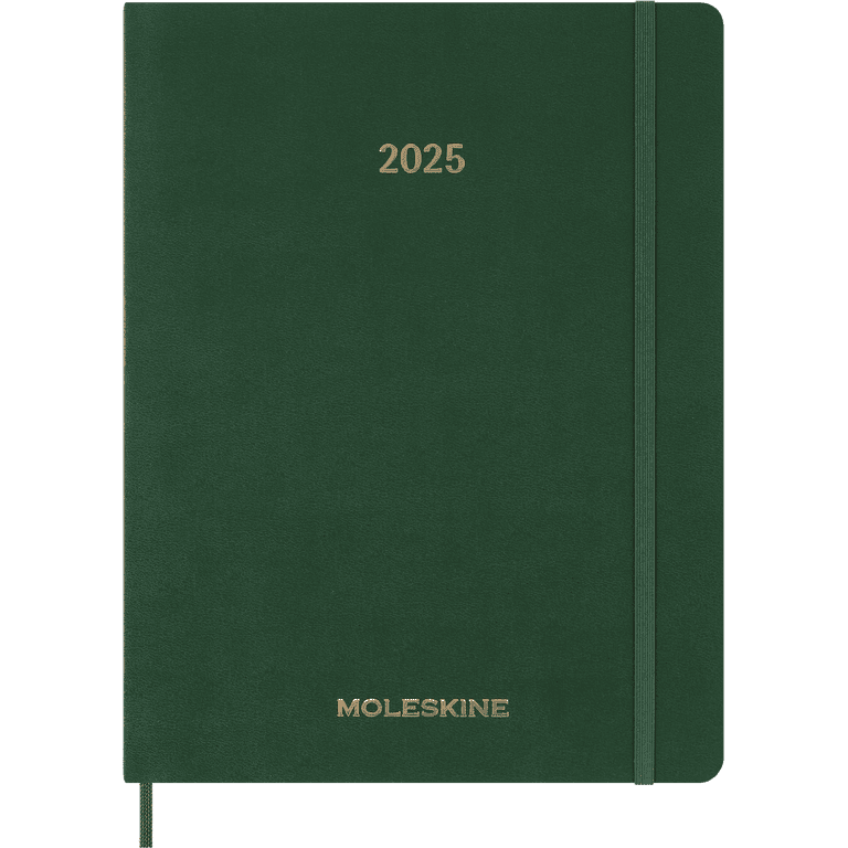 Moleskine 2025 Essential Planner, XXL, Myrtle Green photo 1