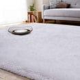 thumbnail image 6 of Lochas Ultra Soft Modern Area Rugs Fluffy Plush Living Room Carpets for Children Indoor Bedroom Home Decor Nursery Rug,4'X6',White, 6 of 7