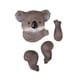 thumbnail image 5 of Ornamento de escuadrón de árboles de animales accesorios para paisajes al aire libre resina Coala, 5 of 8