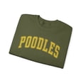thumbnail image 3 of Poodle Sweatshirt Gifts Crew Neck Shirt Long Sleeve Unisex, 3 of 7
