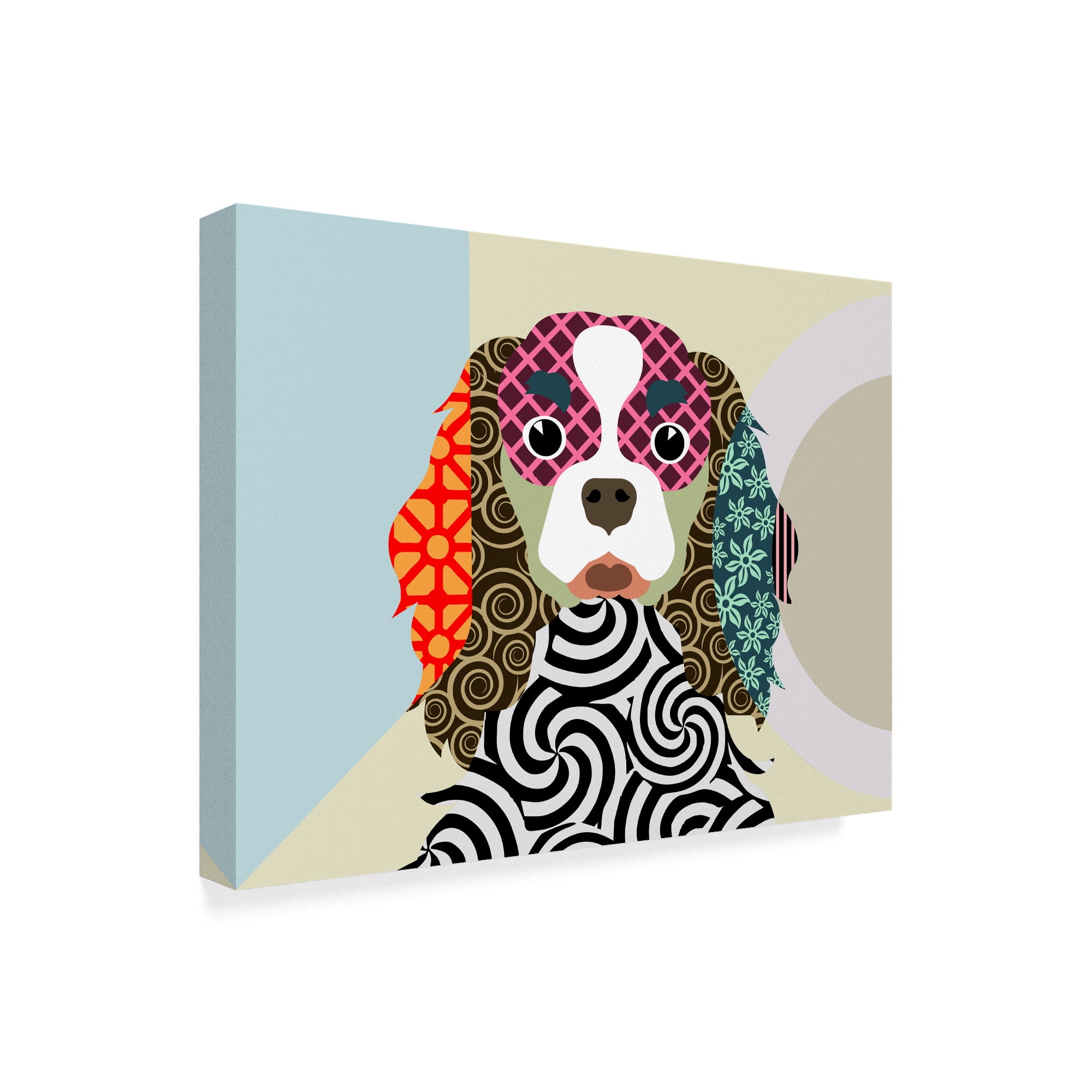 Trademark Fine Art 'Cavalier King Charles Spaniel' Canvas Art by Lanre Adefioye