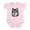 Petal Pink, variant on CafePress - Painted Wolf Grayscale Infant Bodysuit - Baby Light Bodysuit, Size Newborn - 24 Months