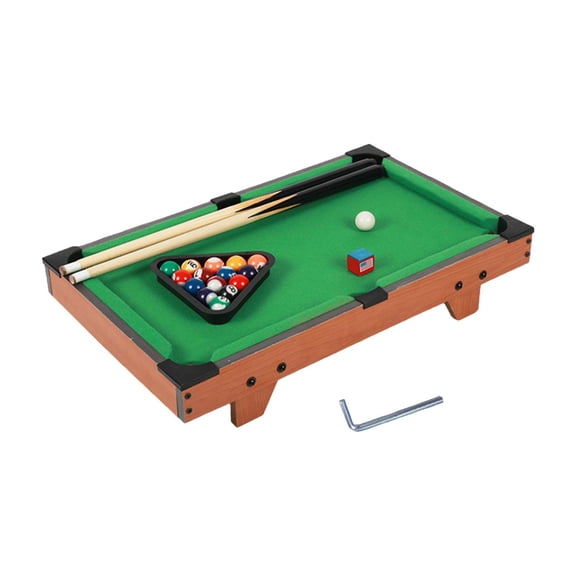 yotijay Kids Pool Table Set Desktop Snooker Table Practical Tabletop Pool Table Tabletop