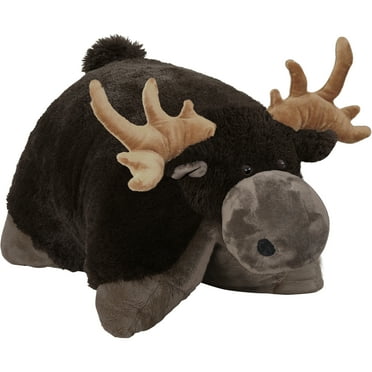 Pillow Pets 18" Wild Animals Chocolate Moose Stuffed Animal