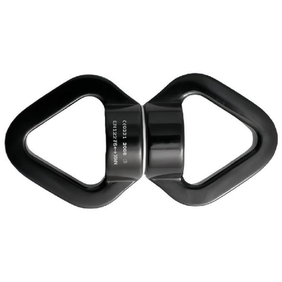 Climbing Swivels Aluminum Alloys Rotational Swivels 30KN 360 Degree Rope Swivels Connectors for Hammock Rock Climbing