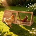 thumbnail image 3 of Rabbit Hutch Small Chicken Coop Wooden Pet House Bunny Cage for Small Animals, 3 of 11