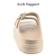 thumbnail image 3 of Sandalias con plataforma Haifago para mujer, con soporte de arco, toboganes de verano, 3 of 6