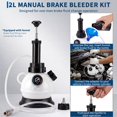 2L Manual Brake Bleeder Kit, 43.5mm Adapter, One-Man Brake Bleeding ...