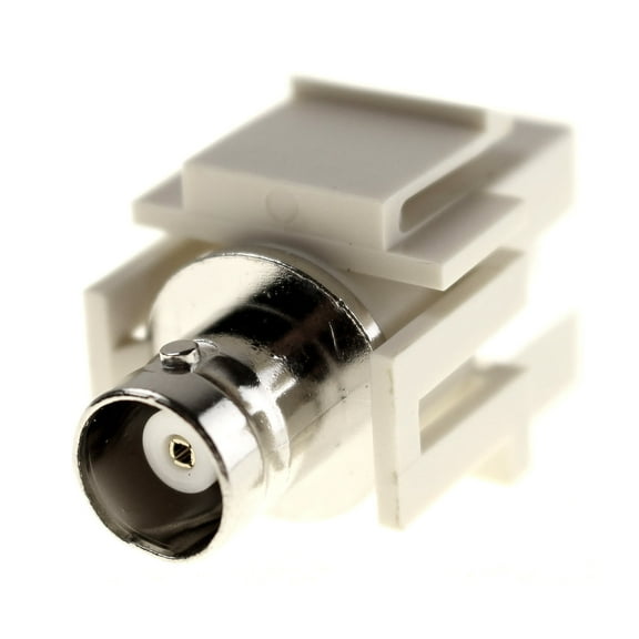 Pass & Seymour Legrand C-20953 Keystone Coax Bnc Adpater Insert, Ivory, (10 Pack)