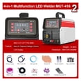 thumbnail image 2 of MCT-416 Semi-automatic Welding Machine,MIG TIG ARC CUT 4 In 1 Gasless,MIG Welder Pilot Arc Non-contact Cutting , Mild Steel, 2 of 5