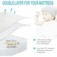 thumbnail image 5 of Seward Park Twin Size Mattress Protector Cover 100% Waterproof Soft Cotton Deep Pocket Mattress Pad, 5 of 6