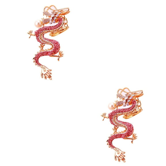 2 Pieces Keychain Accessory Charms Dragon Decoration Hanging