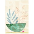 thumbnail image 2 of Hogan, Aoibhne 11x14 White Modern Wood Framed Museum Art Print Titled - Shibori Bowl Green, 2 of 4
