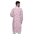 thumbnail image 4 of Atasi Kurta Traditionnel en Rayonne Imprimée à Col Mandarin pour Hommes Chemise Décontractée, 4 of 6