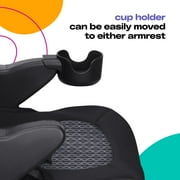 Cosco Kids Finale 2-in-1 Toddler Booster Car Seat, Fiberwave II, Black/Grey