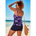 thumbnail image 3 of Swimsuits for All Flared Tankini Set With Boy Short, 3 of 3