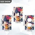 thumbnail image 7 of Yayeee Blank Wall Plate Cover 1-Gang 4.5"x2.7" Home Unused Decorative Outlet, Flowers Pattern Style, 7 of 7
