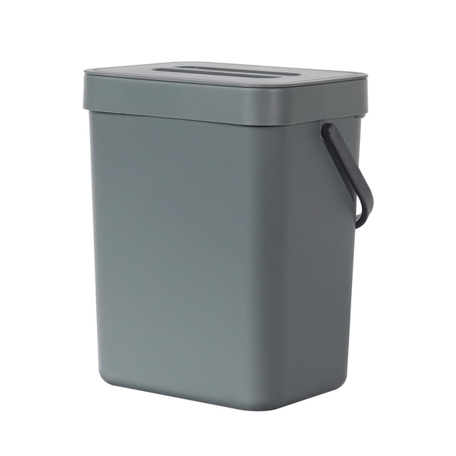 Cubo de basura de cocina montado en la pared EKO Pure Mini 3L (gris)