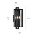 thumbnail image 5 of Kichler Lighting - Kroft - 2 Light Medium Outdoor Wall Mount In Traditional, 5 of 9