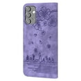 thumbnail image 4 of Allytech for Samsung Galaxy A32 5G 6.5" Wallet Case,Shockproof Full Protection Embossed Pattern Leather Magnetic Flip Card Slots Kickstand Phone Cover,Purple, 4 of 10