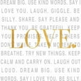thumbnail image 2 of SD Graphics Studio 20x20 White Modern Wood Framed Museum Art Print Titled - Gold Love and Life I, 2 of 4