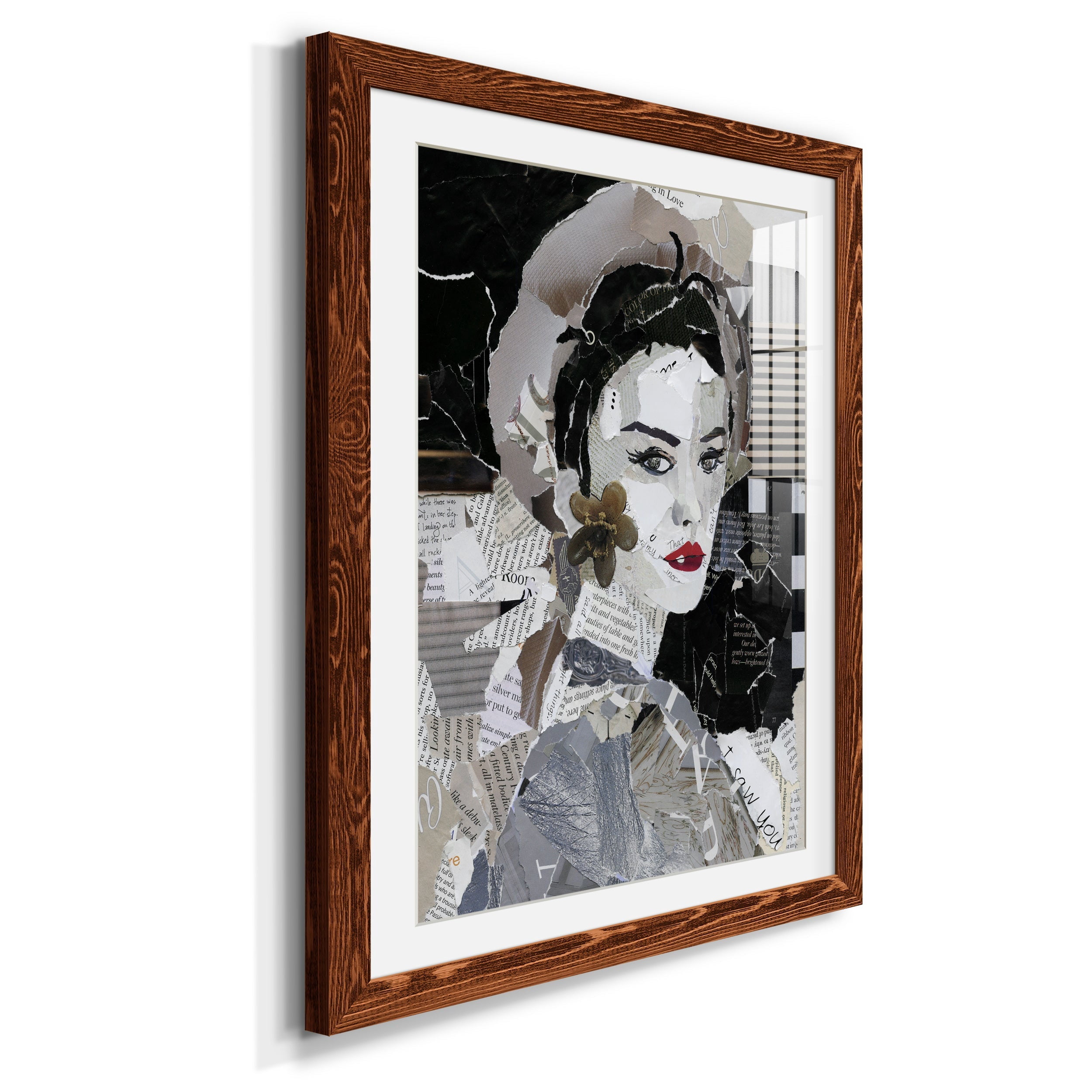 Runway Pause - Premium Framed Print - Distressed Barnwood Frame - Ready to Hang