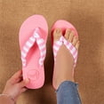thumbnail image 7 of IEMIEMIEM Flip Flops for Women with Arch Support Yoga Mat Comfortable Summer Beach Walking Thong Cushion Indoor Outdoor Sandals Non Slip Slip On Flip Flops Pink 6.5 Wide, 7 of 7