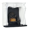 thumbnail image 4 of Dollhouse LED Fireplace, Portable Switch Control Rococo Style Dollhouse Decoration Simple  For 1:12 Dollhouses, 4 of 8