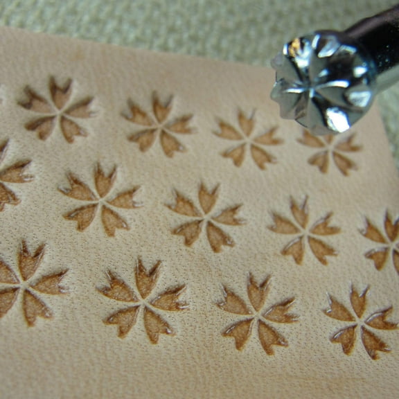 Leather Stamping Tool, Small Flower Stamp, O14, Leather Stamping Tool Stamp, Craft Japan Leathercraft Tool