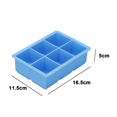 thumbnail image 2 of Molde cuadrado para cubitos de hielo, seis rejillas con tapa, azul cielo MFZFUKR CPB-US-CJZ200-2, 2 of 5