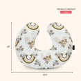 thumbnail image 6 of Dream On Me Beeboo Nursing Pillow and Positioner, Breastfeeding and Bottlefeeding Pillow, Removable and Washable Pillow Cover, Soft and Breathable Fabric in Rainbow White, 6 of 7