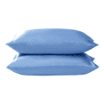 thumbnail image 2 of Funda de almohada Funda de almohada transpirable Funda de cojín para la cabeza de tela Funda de almohada de color sólido para cama, Azul claro Advancent HA003270-08, 2 of 7