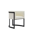 thumbnail image 4 of Manhattan Comfort Corso 18.51" Faux Leather Dining Chair in Cream, 4 of 6