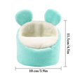 thumbnail image 3 of Hamster Warm Nest Antlers Rabbit Ears Mini Hamster Nest Guinea Pig Nest Bed, 3 of 10
