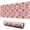 Pink Cow Strawberry, variant on Long Mouse Pads for Desk,Pink Cow Strawberry Hat Pattern Desk Mats on Top Of Desks, Desk Mouse Pad Extra Large with 3mm Non-Slip Base and Stitched Edge for Gaming,Office,Work,Home 31.5"x11.8"