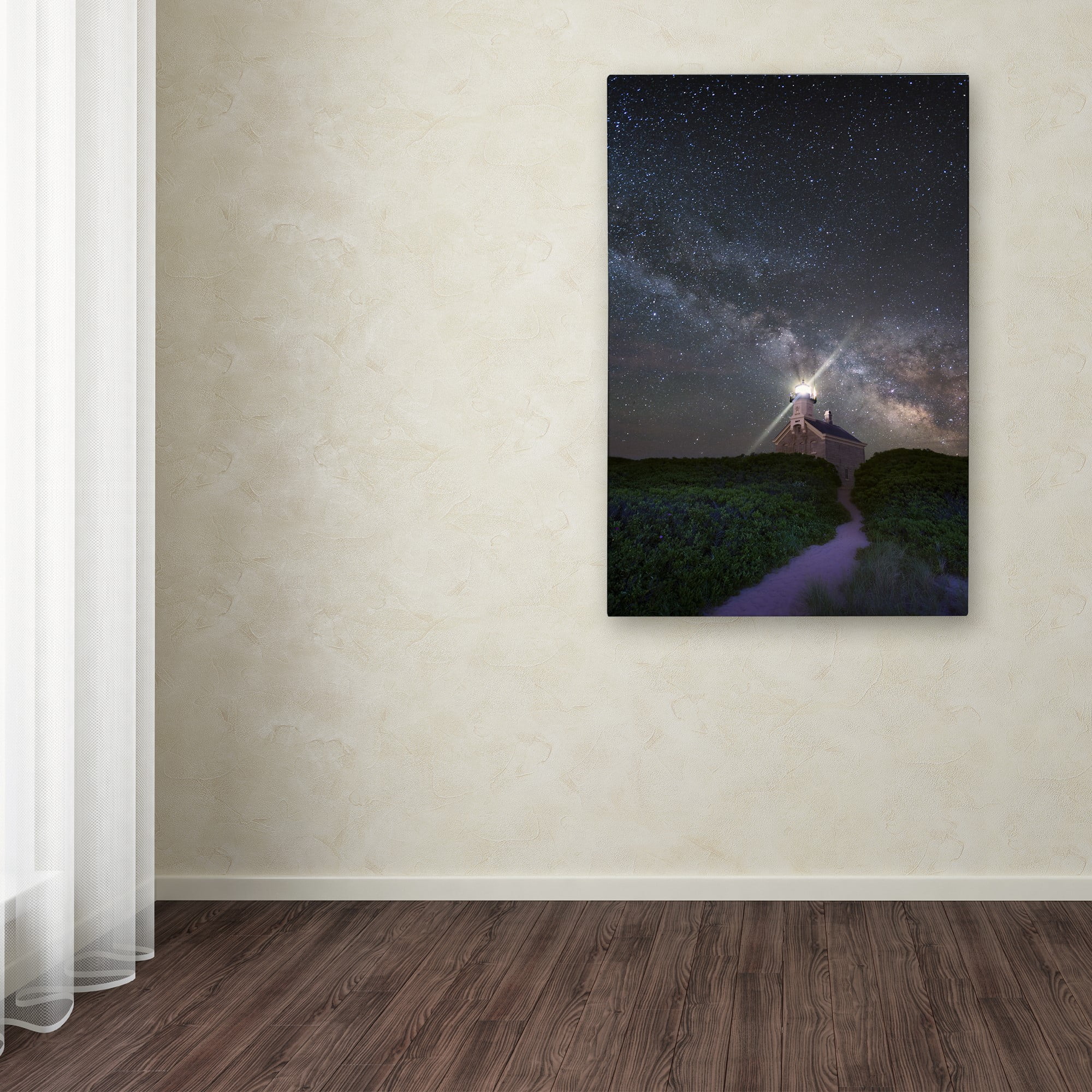 Trademark Fine Art "Follow the Light" Canvas Art by Michael Blanchette Photography