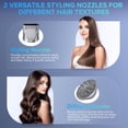 thumbnail image 3 of Hair Dryer 150,000 RPM High-Speed Ionic Blow Dryer with RGB Lighting, 500M Negative Ions, Diffuser Hair Dryer for Women, Lightweight Travel Hair Dryer, 3 of 7