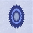 thumbnail image 1 of Ahgly Company Indoor Square Patterned Lavender Blue Area Rugs, 8' Square, 1 of 6